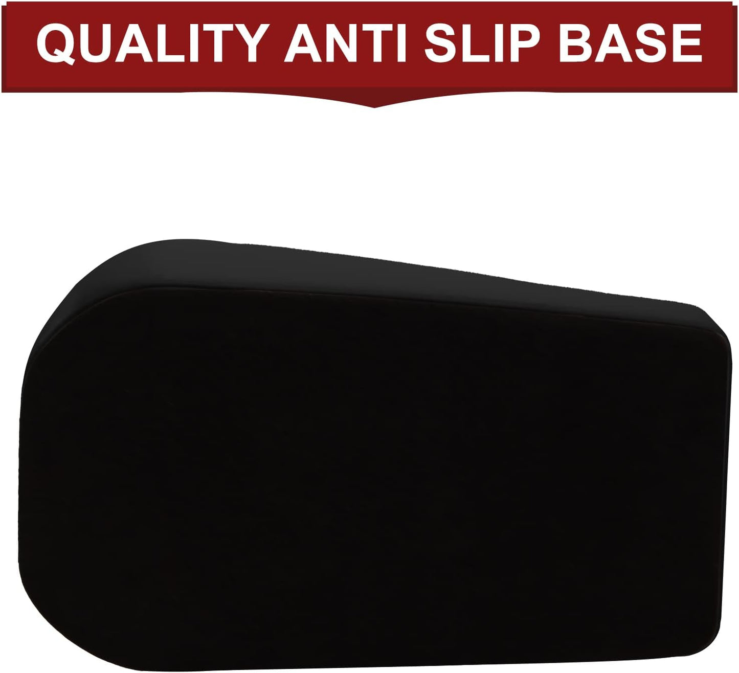 1Pcs Desktop Tape Dispenser Adhesive Roll Holder with Weighted Nonskid Base, Black (Tape not Included)