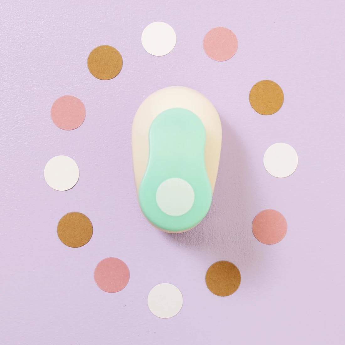 Craftelier - 5/8 Inch Circle Punch with Lever Press | Shape Hole Puncher for Paper Crafts | Round Hole Punch to Create Scrapbooks, DIY Cards & Journals | Mini Hole Punch for Paper & Cardstock.