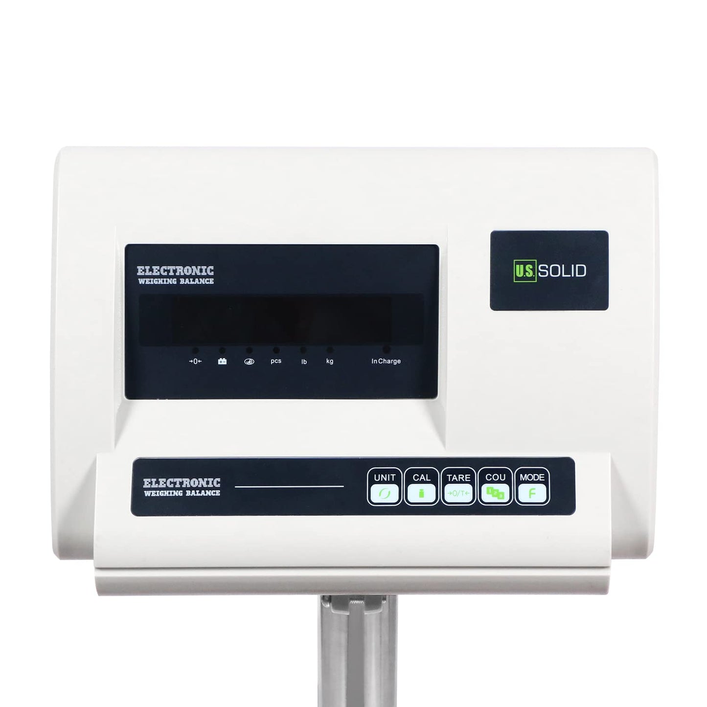 U.S. Solid Bench Scale - 350 lb x 0.002 lb Stainless Steel Postal Package Shipping Scale Digital Bench Platform Balance with 16 inch x 20 inch Platform, Lb/Kg