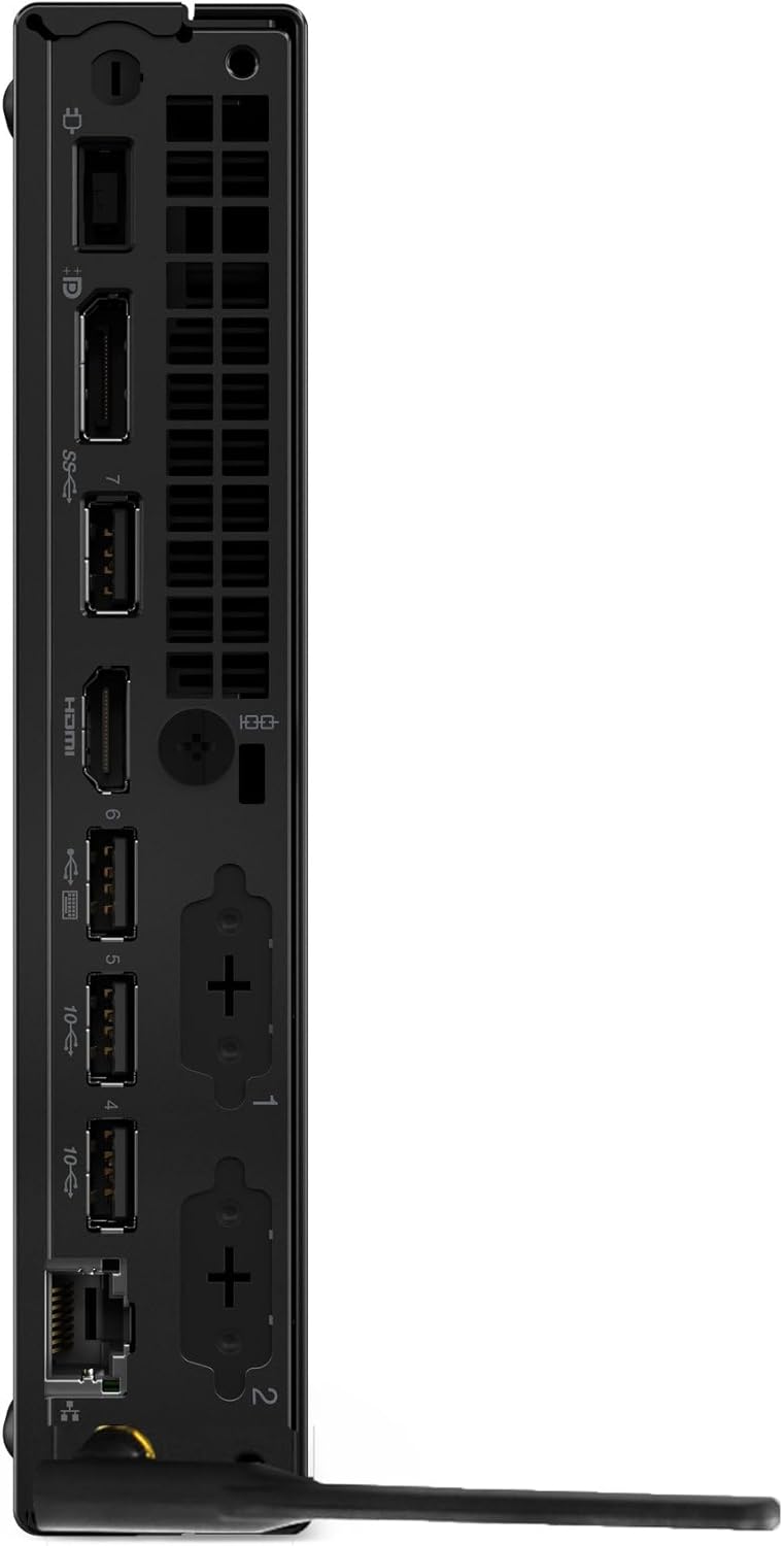 Lenovo ThinkCentre M70q Gen 5 Tiny 1L Mini Business Desktop Computer, 14th Gen Intel 10-Core i5-14400T (Beat i7-13700T), 16GB DDR5 RAM, 512GB PCIe SSD, WiFi 6, HDMI, DP Port, Windows 11 Pro, AZ-XUT