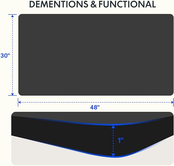 FLEXISPOT EN2 Whole-Piece Standing Desk with Clamp Power Strip, 55 x 28 Electric Stand Up Height Adjustable Desk with Cable Management (White Frame + 55" Black Desktop, 2 Packages)
