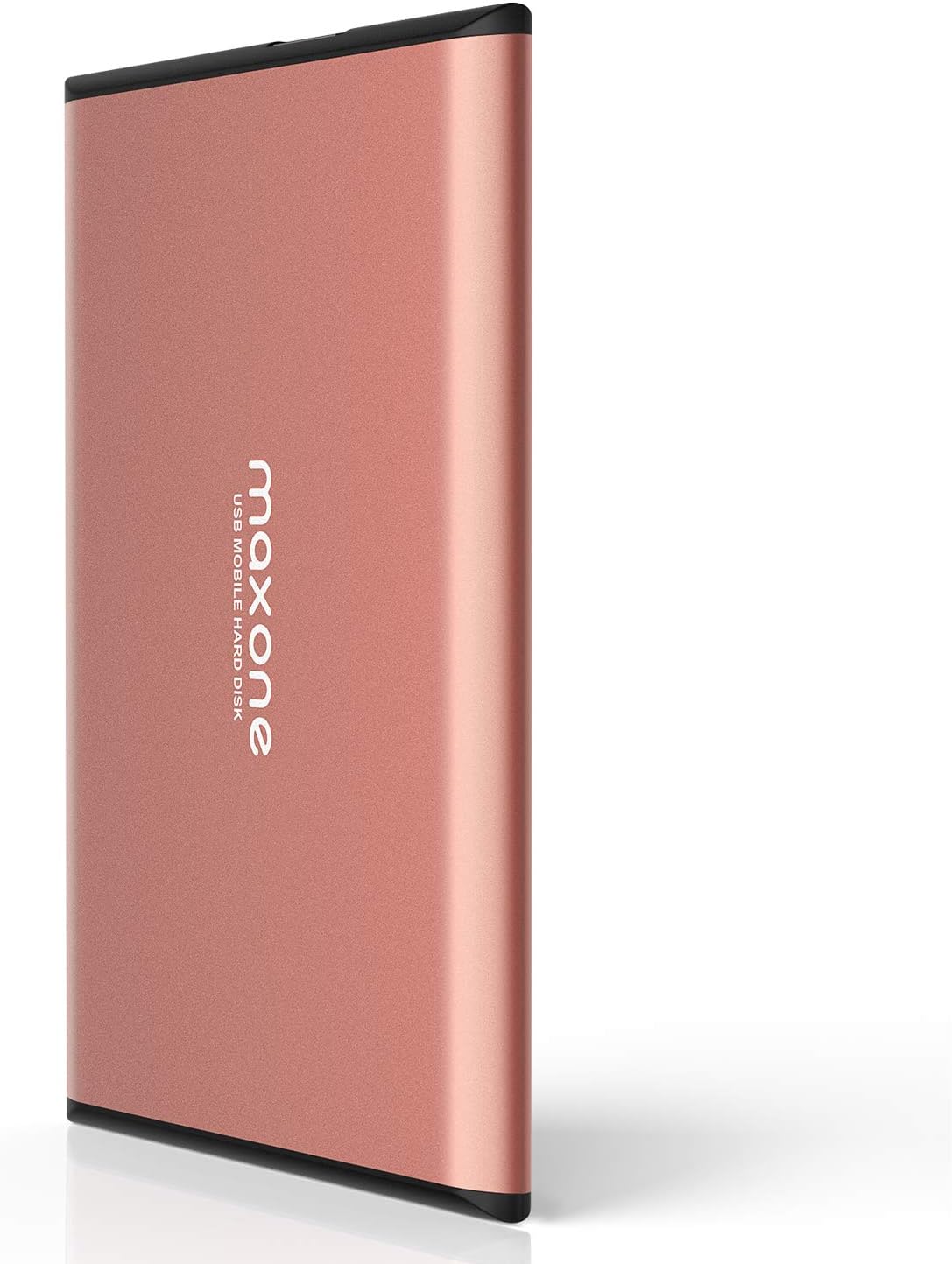 Maxone 160GB External Hard Drive Portable 2.5'' Ultra Slim HDD Storage USB 3.0 Compatible with PC, Laptop, Rose Pink