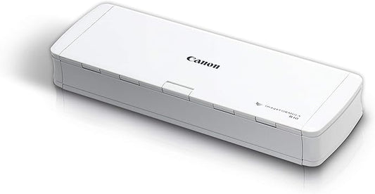 Canon imageFORMULA R10 - Portable Document Scanner, USB Powered, Duplex Scanning, Document Feeder, Easy Setup, Convenient, Perfect for Mobile Users