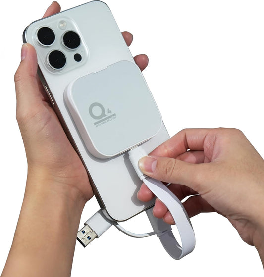 DATO Magnetic External SSD 1TB, External Solid State Drive Portable SSD USB 4.0 Gen 3x2, up to 4000/3600 MB/s, Type-C 4K ProRes HDR Record, Compatible with iPhone 15&16 Pro Max - ARES Q4 Series