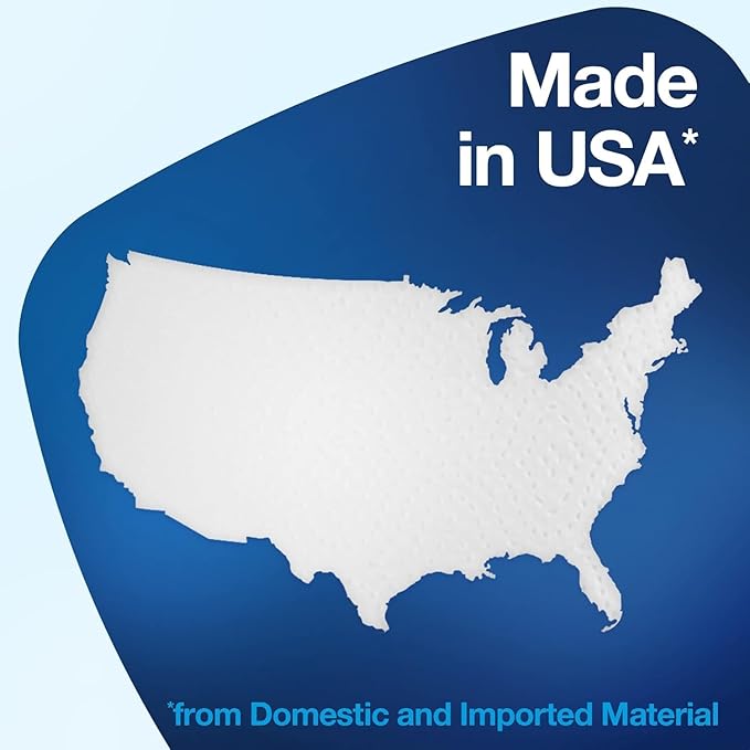 Everwipe by Tork Light-Duty Surface Cleaning Wet Wipe Jumbo Rolls White W12, Cleans and Deodorizes, 2 x 2500 wipes, 192816