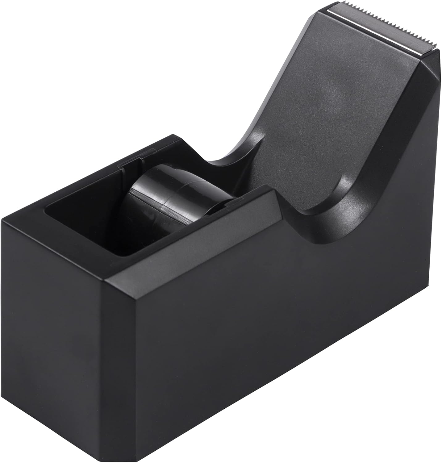 JAM PAPER Colorful Desk Tape Dispensers - Black - Sold Individually