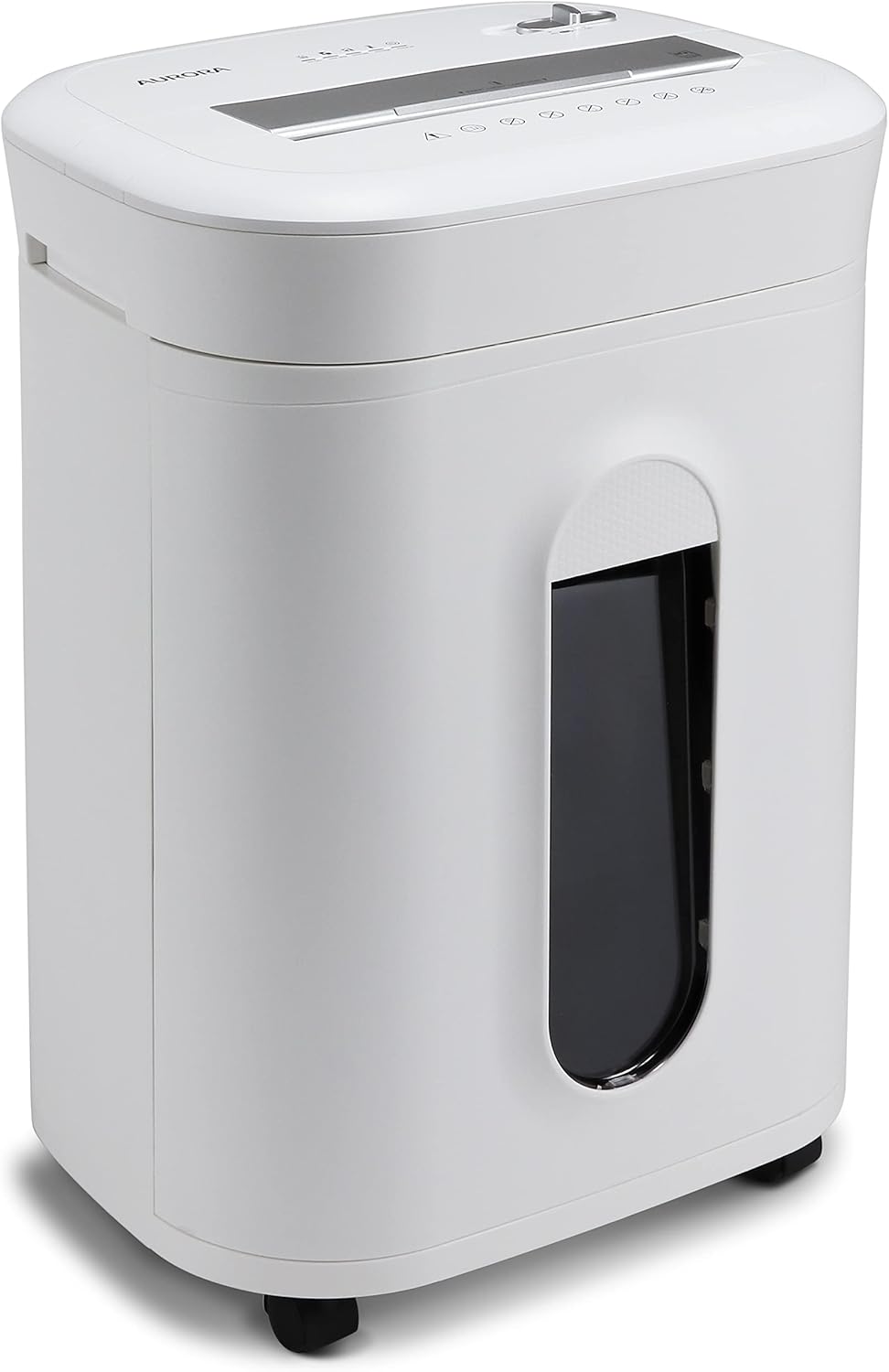 Aurora Professional Grade 10-Sheet High Security Micro-Cut Paper and Credit Card Shredder/ 60 Minutes/Security Level P-5, White