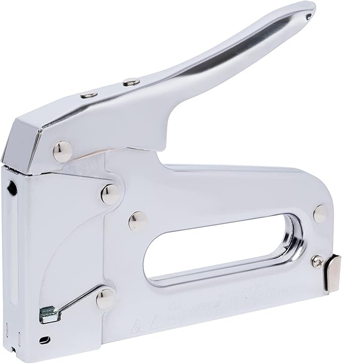 Arrow T50 Heavy Duty Staple Gun for Upholstery, Wood, Crafts, DIY and Professional Uses, Manual Stapler Uses 1/4”, 5/16”, 3/8", 1/2", or 9/16” Staples