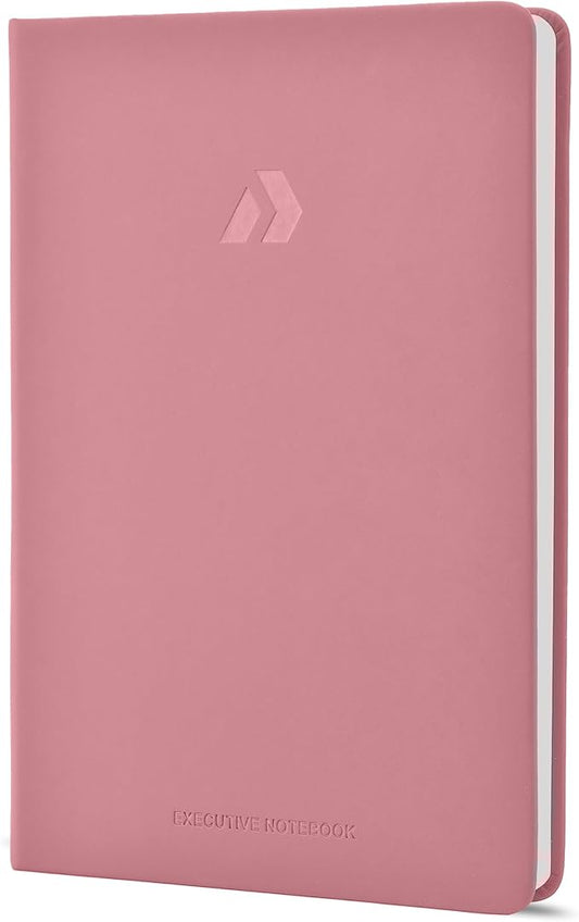 Nextnoid Hardcover Lined Notebook Journal - 120 GSM Thick Paper, Medium A5(5.7" x 8.3"), 160 Pages - Perfect For Writing, Journaling and Note-Taking (Pink,Ruled)