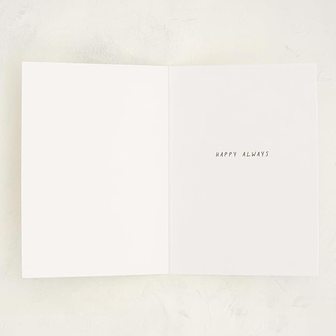 Minted Merry Everything Holiday Cards, 8 Cards with Envelopes, Folded 5x7 Christmas Card with Colorful Hand-Illustrated Christmas Trees, Gold Foil-Pressed, Luxurious Paper, Interior Message Included