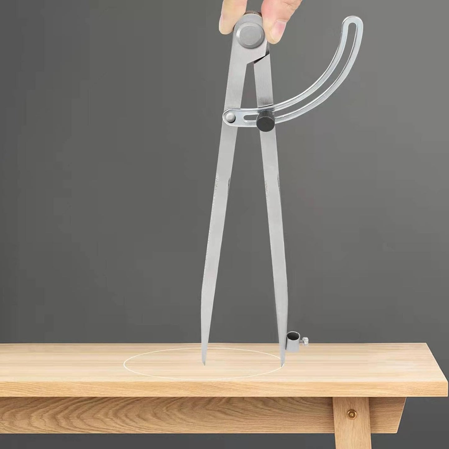 40 inch Compass for Geometry, Compass for Woodworking, Precision Woodworking Compass with Wing Divider and Pencil Holder, Large Compass for Geometry, Woodworking Compass, Drafting, Drawing Compass