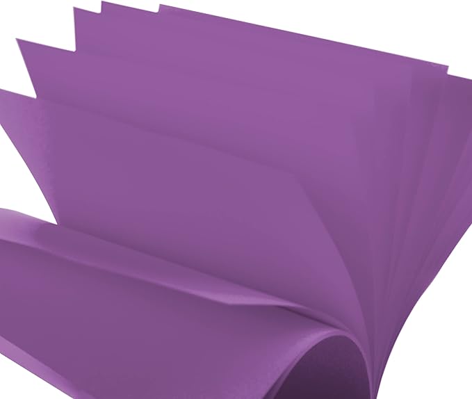 JAM PAPER Colored 24lb Paper - 90 gsm - 8.5 x 11 - Violet Recycled - 50 Sheets/Pack
