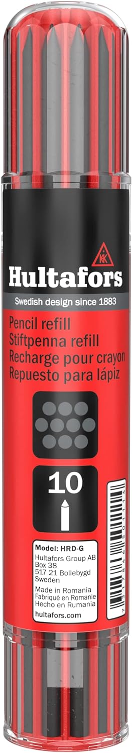 Hultafors Tools 650110 Dry Marker Refills HRD G*, Graphit