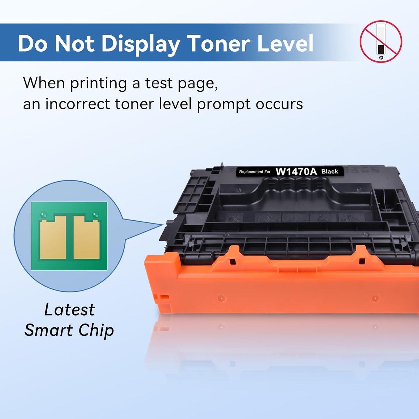 147A Black Toner Cartridge (with Chip) Compatible Replacement for HP 147A 147X W1470A W1470X High Yield Toner for Enterprise M610 M611 M612 MFP M634 M635 M636 Printer (1 Pack)