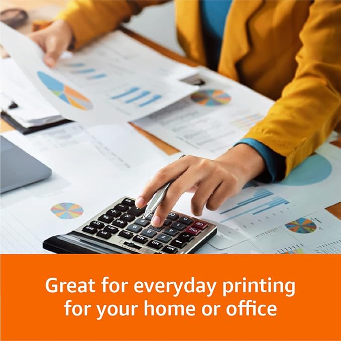 Amazon Basics Multipurpose Copy Printer Paper, 20 lb, 8.5 x 11 Inches, 5 Reams (2,500 Sheets), 92 Bright, White