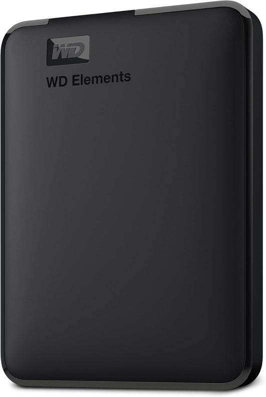 WD 2TB Elements Portable External Hard Drive for Windows, USB 3.2 Gen 1/USB 3.0 for PC & Mac, Plug and Play Ready - WDBU6Y0020BBK-WESN