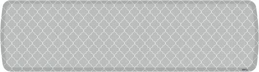 GelPro Elite Premier Anti-Fatigue Kitchen Comfort Floor Mat, 20x72, Trellis Grey Haze Stain Resistant Surface with Therapeutic Gel and Energy-Return Foam for Health & Wellness
