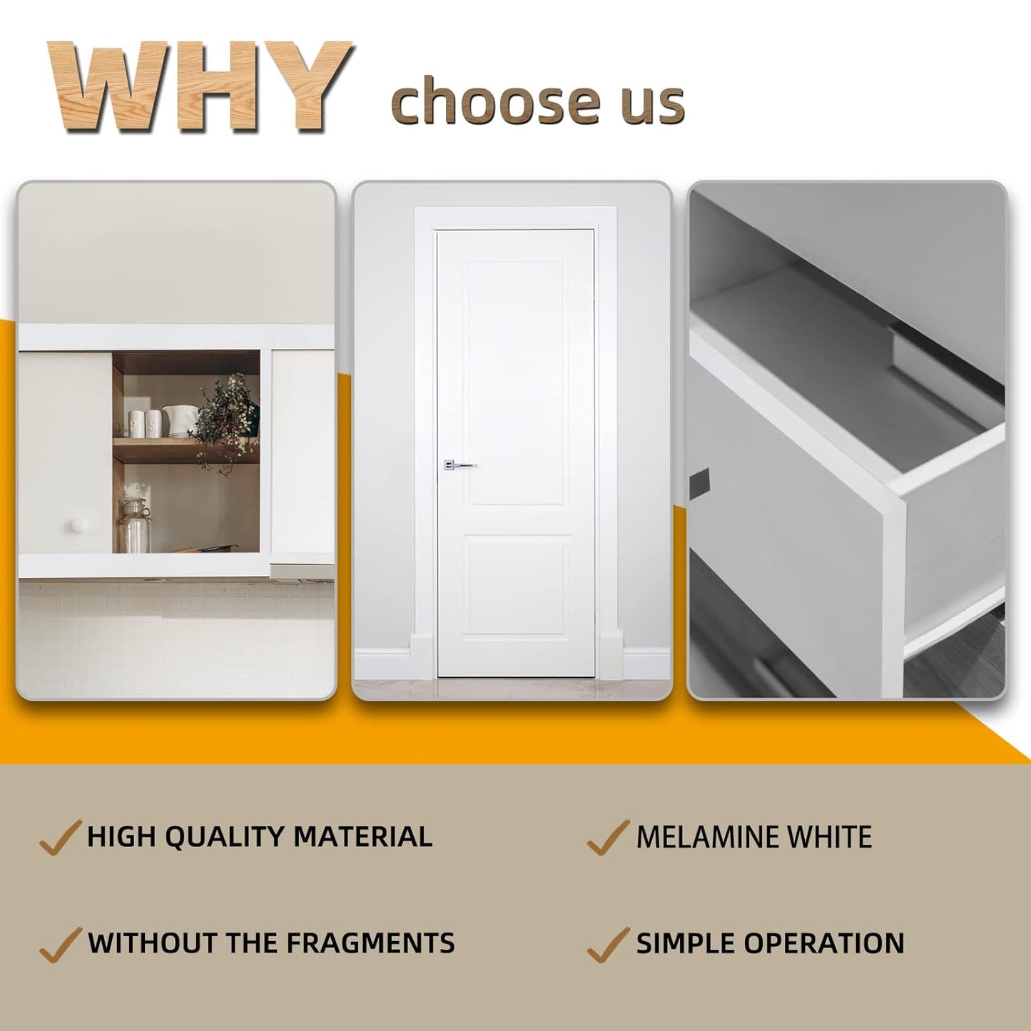 GSCIT Club White Melamine Edge Banding, 1/2 inch x 50ft Edge Banding with Hot Melt Adhesive Pre-glued Cabinet Edge Banding Flexible White Veneer Edging for Plywood