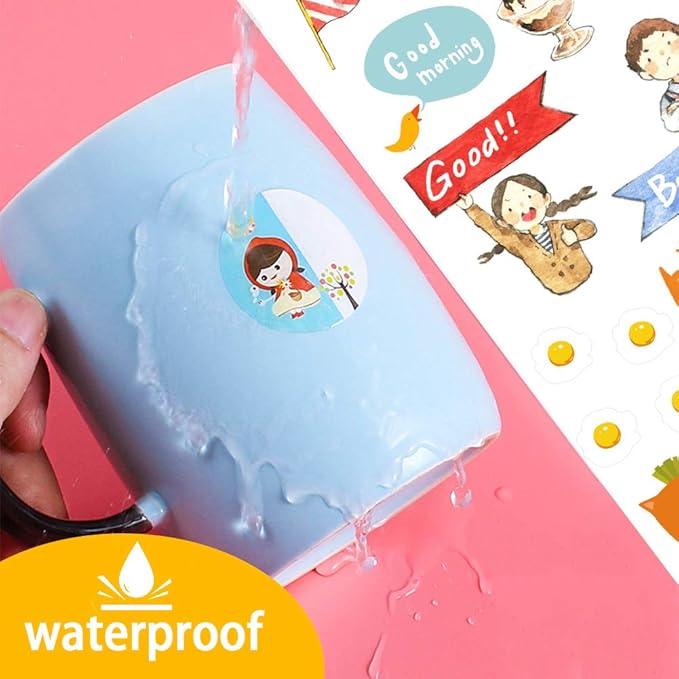 Premium Printable Vinyl Sticker Paper for Inkjet Printer - 25 Matte White Waterproof Decal Paper Sheets - Dries Quickly and Holds Ink Beautifully