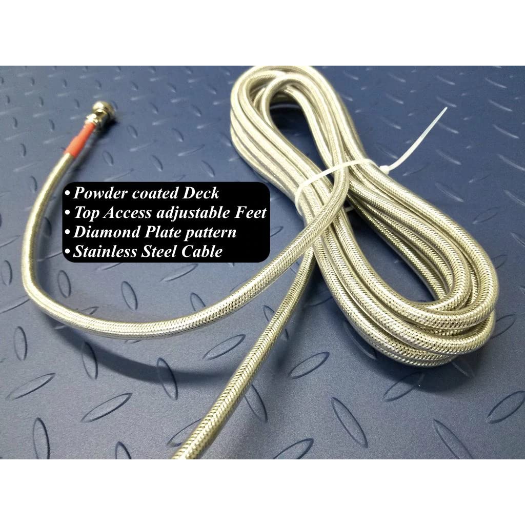 SellEton Non-NTEP Floor Scales, Accurate Pallet Scales with Indicator for Warehouse Shipping and Heavy Duty Industrial Weighing (72"x72", 5000 lb x 1 lb)