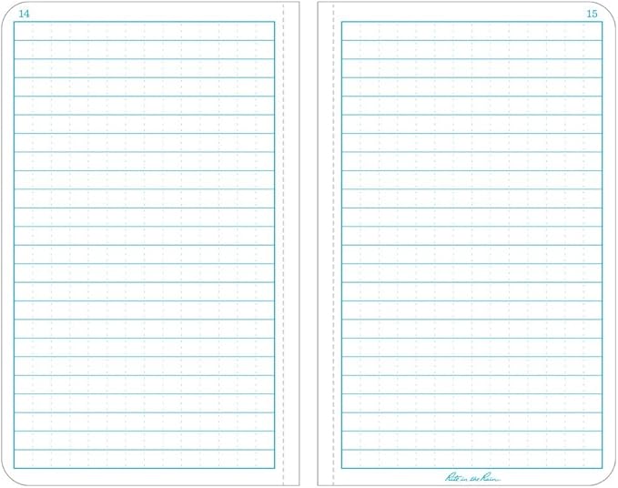 Rite in the Rain Weatherproof Hard Cover Notebook, 4 1/4" x 6 3/4", Yellow Cover, Universal Pattern (No. 370F-M)