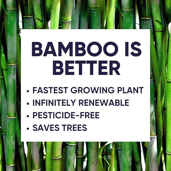Bamboo Facial Tissues -24 Boxes- Bamboo Tissue Boxes, 90 Hypoallergenic Facial Tissues per Box - Unscented, Fragrance-Free, Eco-Friendly Tissues in Plastic-Free Packaging