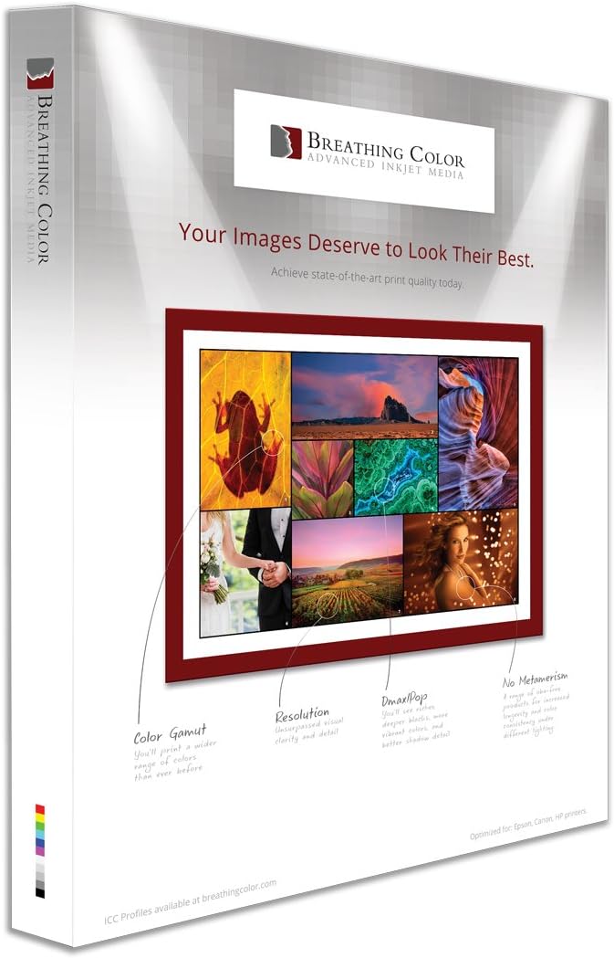 Optica One is a Luxurious 300 gsm Smooth Matte Fine Art Inkjet Paper Offered in size 17"x25”, 25 Sheets; Its Bright White Color is Ideal for Black and White and Color Prints. 100% Archival Certified