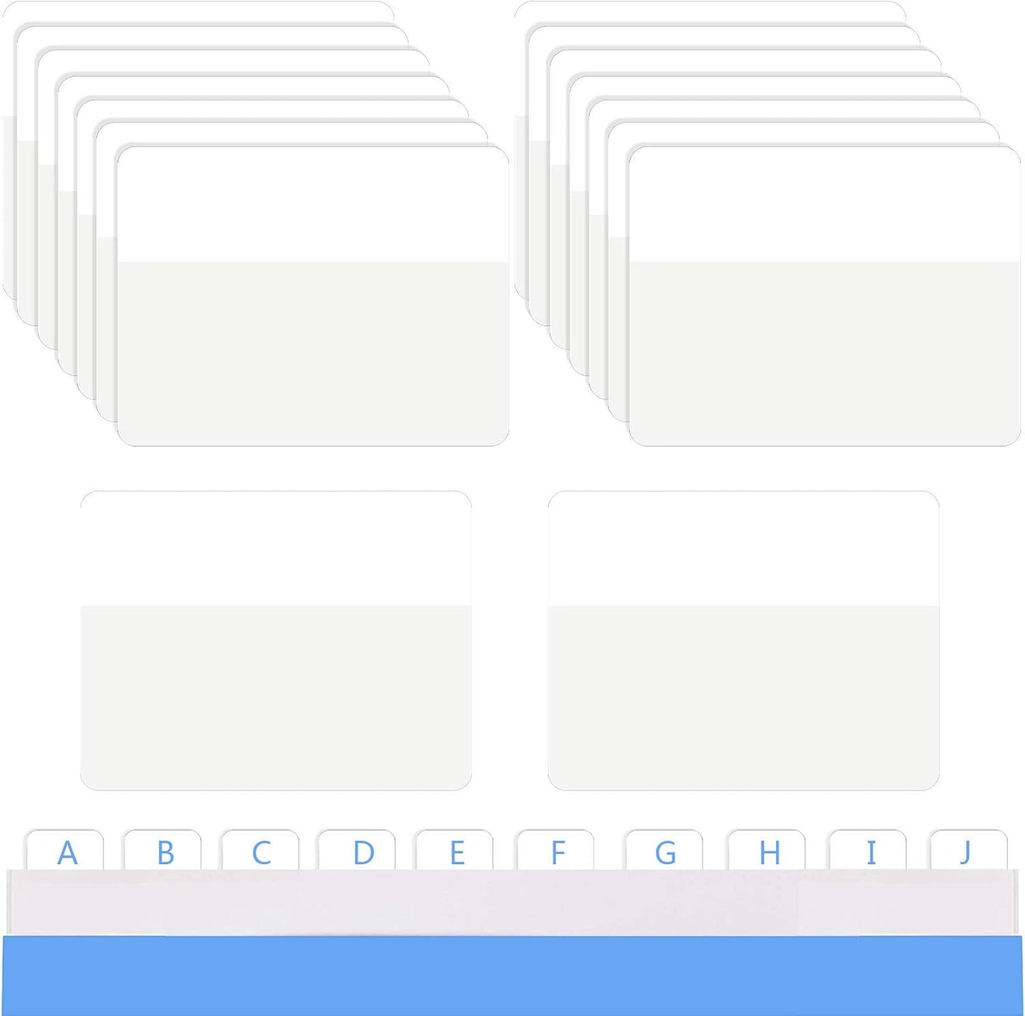 Sticky Index Tabs Page Marker Pop-up Page Flags Notes Tabs, 1.6 x 2 Inch, White (400 Pieces)