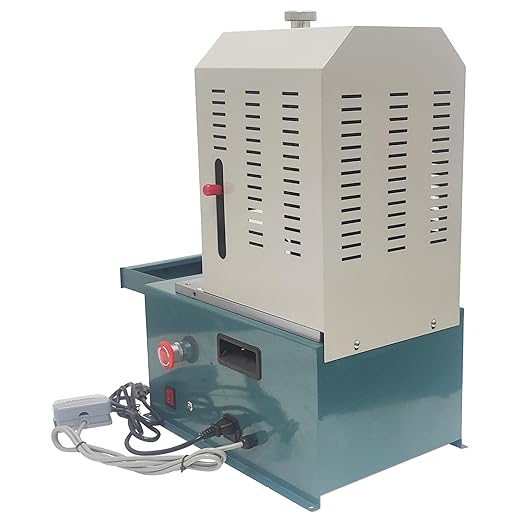 Electric Corner Rounder Machine with Foot Pedal and 7 Blades (R3-R10) 180W 110V Heavy Duty Punch Cutter with Paper Drawer Semi-Auto Metal Corner Rounding Machine for Paper/PVC/Plastic Films