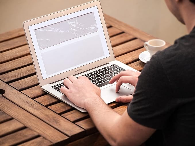 Compuchecks Check on Top Blank Check Paper - 100 Pack, Quick-Books & Laser Printer Compatible - Security Business Checks with Voucher - 8.5" x 11" Burgundy Marble