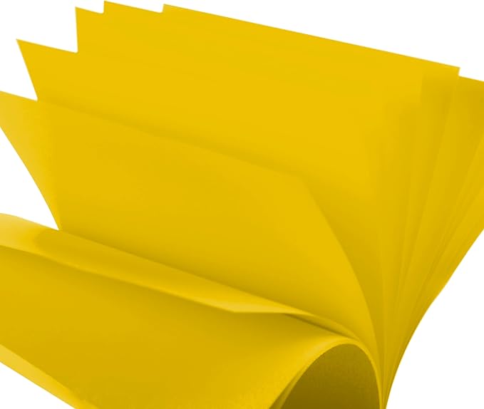 JAM PAPER Colored 24lb Paper - 90 gsm - 8.5 x 11 - Yellow Recycled - 50 Sheets/Pack
