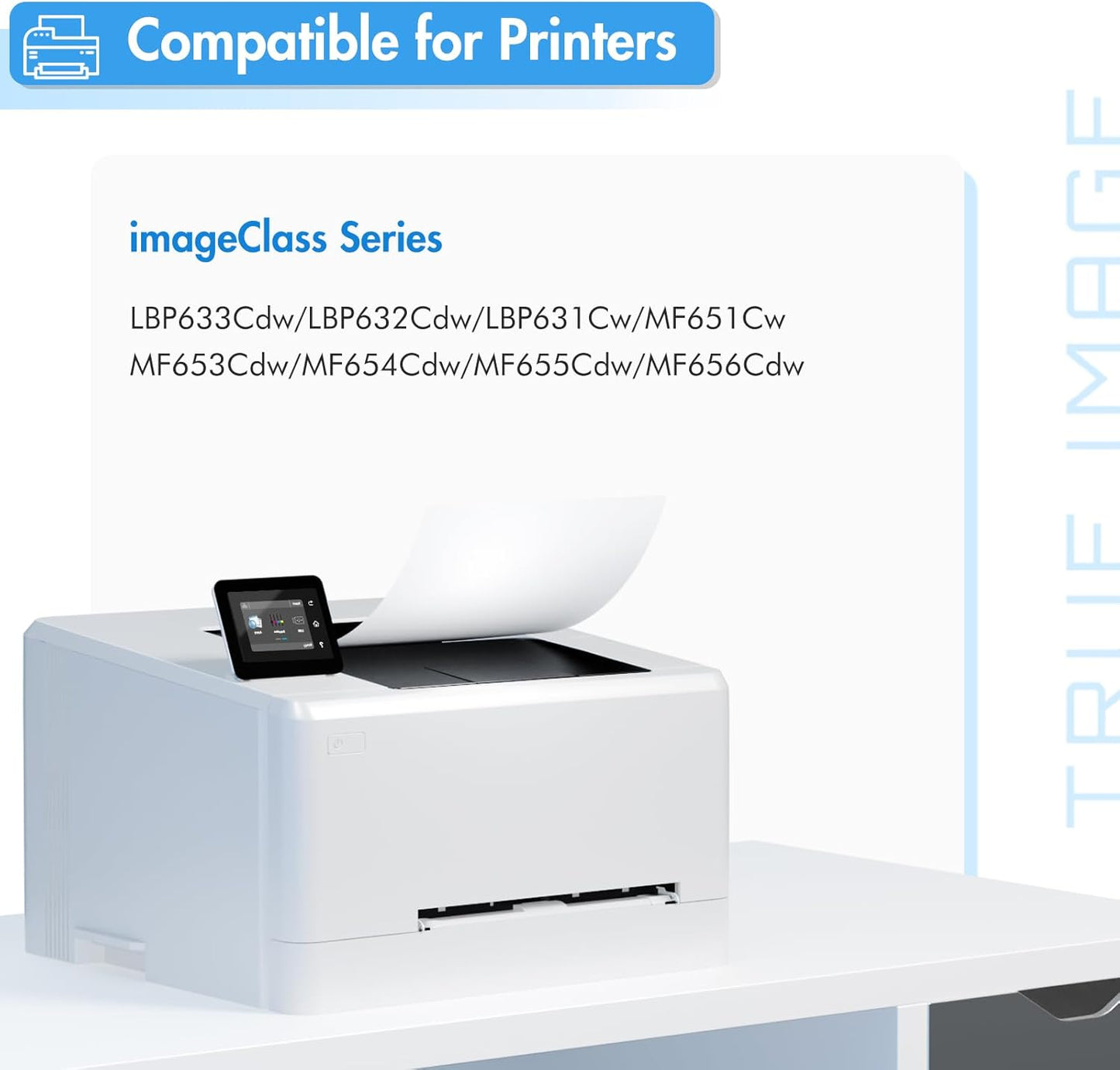 067 067H Toner Cartridge Set MF656Cdw MF654Cdw Compatible for Canon 067H 067 Color ImageCLASS LBP632CDW MF653Cdw LBP633CDW MF651CW LBP631CW Printer High Yield Ink (4 Pack)