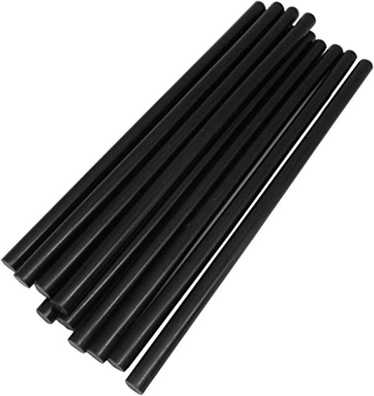 TrendBox Pack of 50 Black 11mmx270mm - Hot Melt Glue Sticks Strips Melting Adhesive for Handmade Craft DIY Home Office Project Craftwork Fix & Repairs