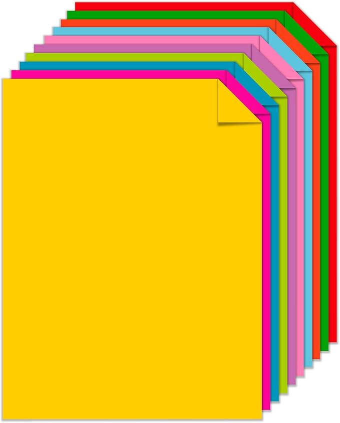 Neenah Astrobrights® Bright Color Paper, Letter Size Paper, 24 Lb, FSC Certified, Assorted Mini Pack, Pack Of 200 Sheets