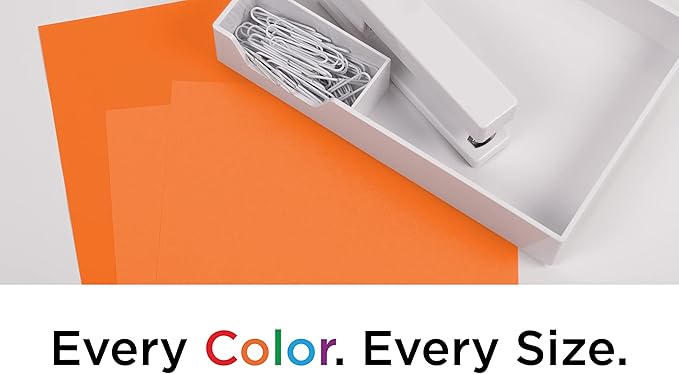 JAM PAPER Colored 24lb Paper - 90 gsm - 8.5 x 11 - Ultra Orange - 100 Sheets/Pack