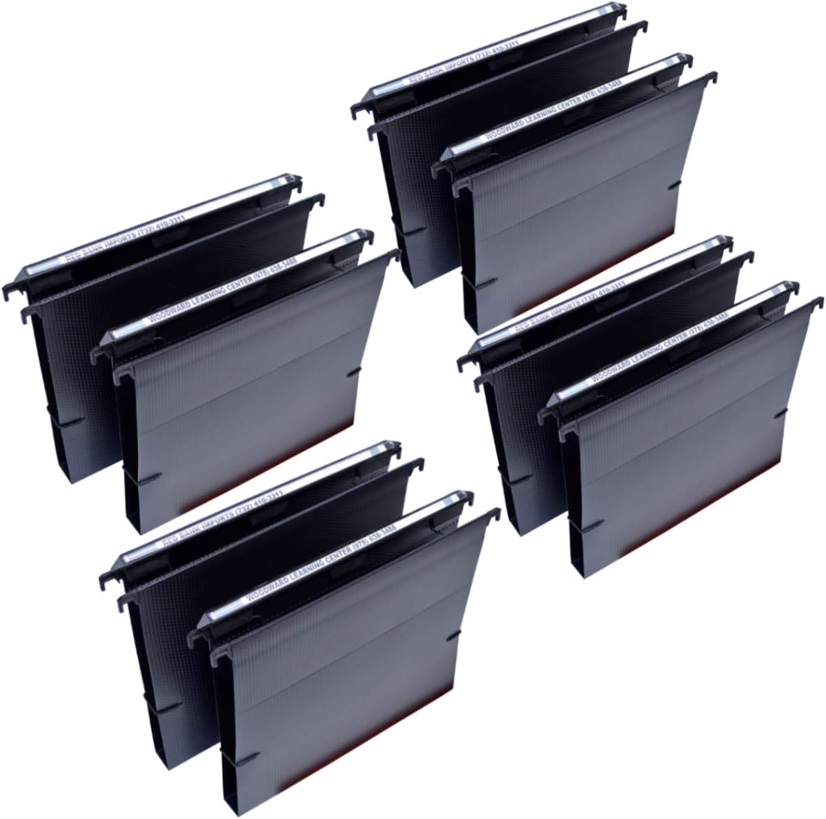 Ultimate Office MagniFile Extra-Capacity Hanging File Folders, 1" Box-Bottom, Letter Size, Feature A Wrap- Around Bungee Security Cord (Set of 8)