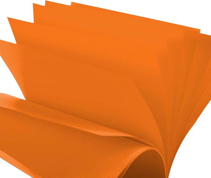 JAM PAPER Colored 24lb Paper - 90 gsm - 8.5 x 11 - Ultra Orange - 100 Sheets/Pack