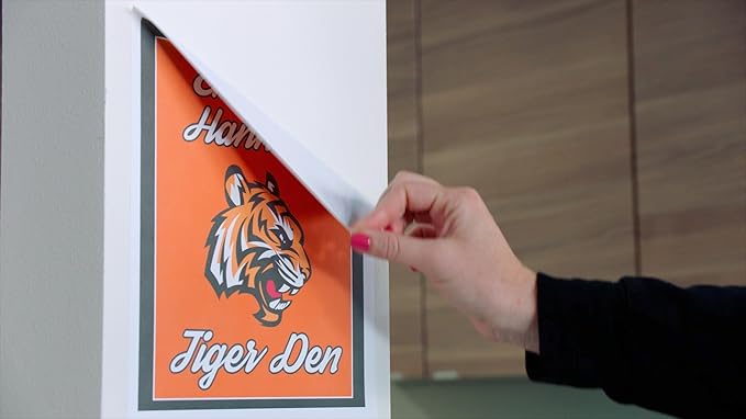 Avery Customizable Removable Wall Decals, 8.5" x 11", Tear and Water Resistant Printable Labels, 3 Blank Wall Decal Stickers (61512)