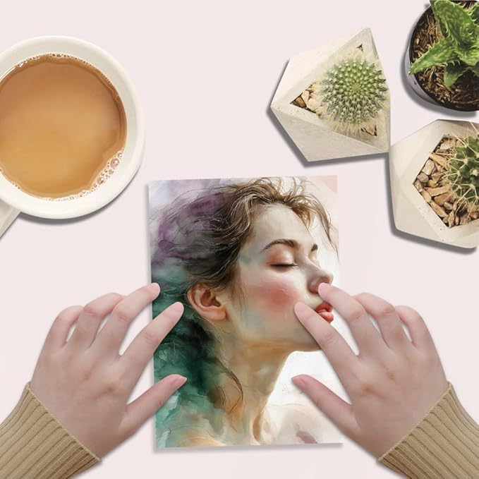 Printer Paper - 300 Sheets, A5 Premium Bright White Paper, 28lb Bond / 70lb Text (105 gsm) Bright White Paper – Great for Copy, Printing, Writing, 5.83" x 8.27" (148 x 210 mm)