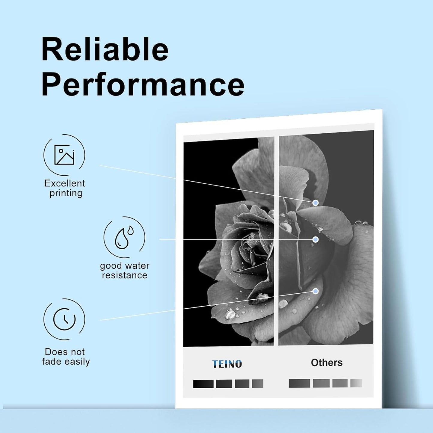 TEINO 901 Ink Cartridges Remanufactured Ink Cartridge Replacement for HP 901 901XL 901 XL use with HP OfficeJet J4680 J4580 4500 J4500 Series J4680c J4624 J4640 J4524 Printers (Black Tri-Color) 901XL