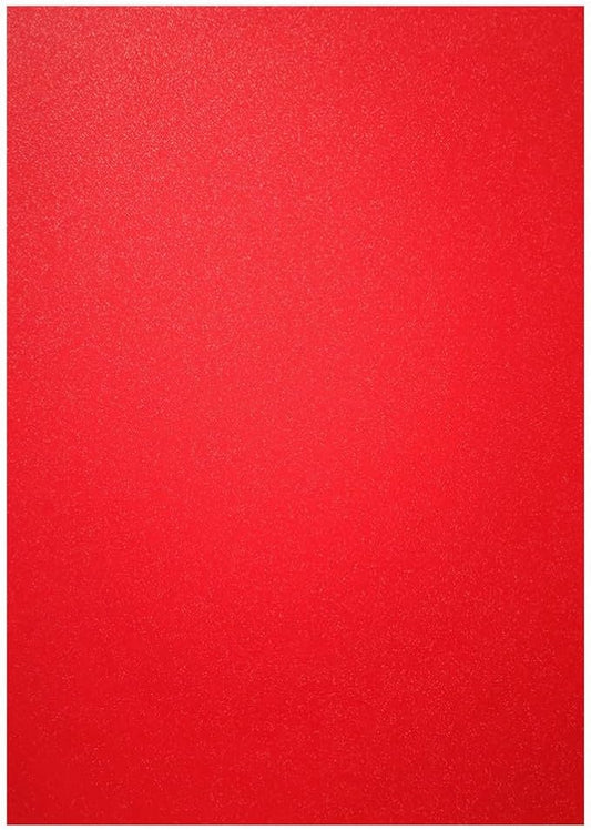 Baisunt 20 Sheets Red Glitter Cardstock Paper for DIY Art Project, Scrapbook, Birthday Wedding Party Decoration 250GSM(8x12 In, Non Adhesive)