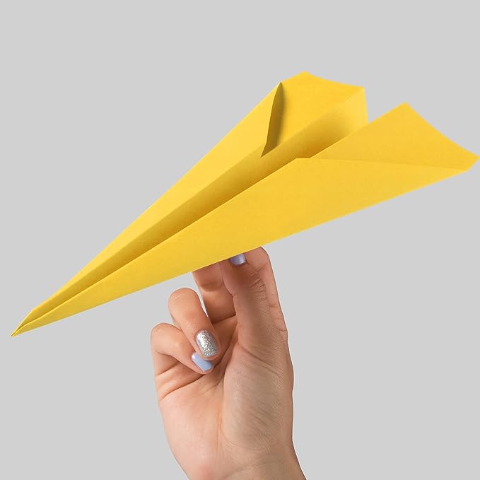 JAM PAPER Colored 24lb Paper - 90 gsm - 8.5 x 11 - Yellow Recycled - 100 Sheets/Pack