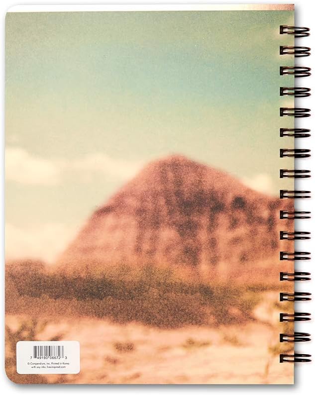 Compendium Spiral Notebook - You are here. Now, everything is possible. — A Designer Spiral Notebook with 192 Lined Pages, College Ruled, 7.5”W x 9.25”H