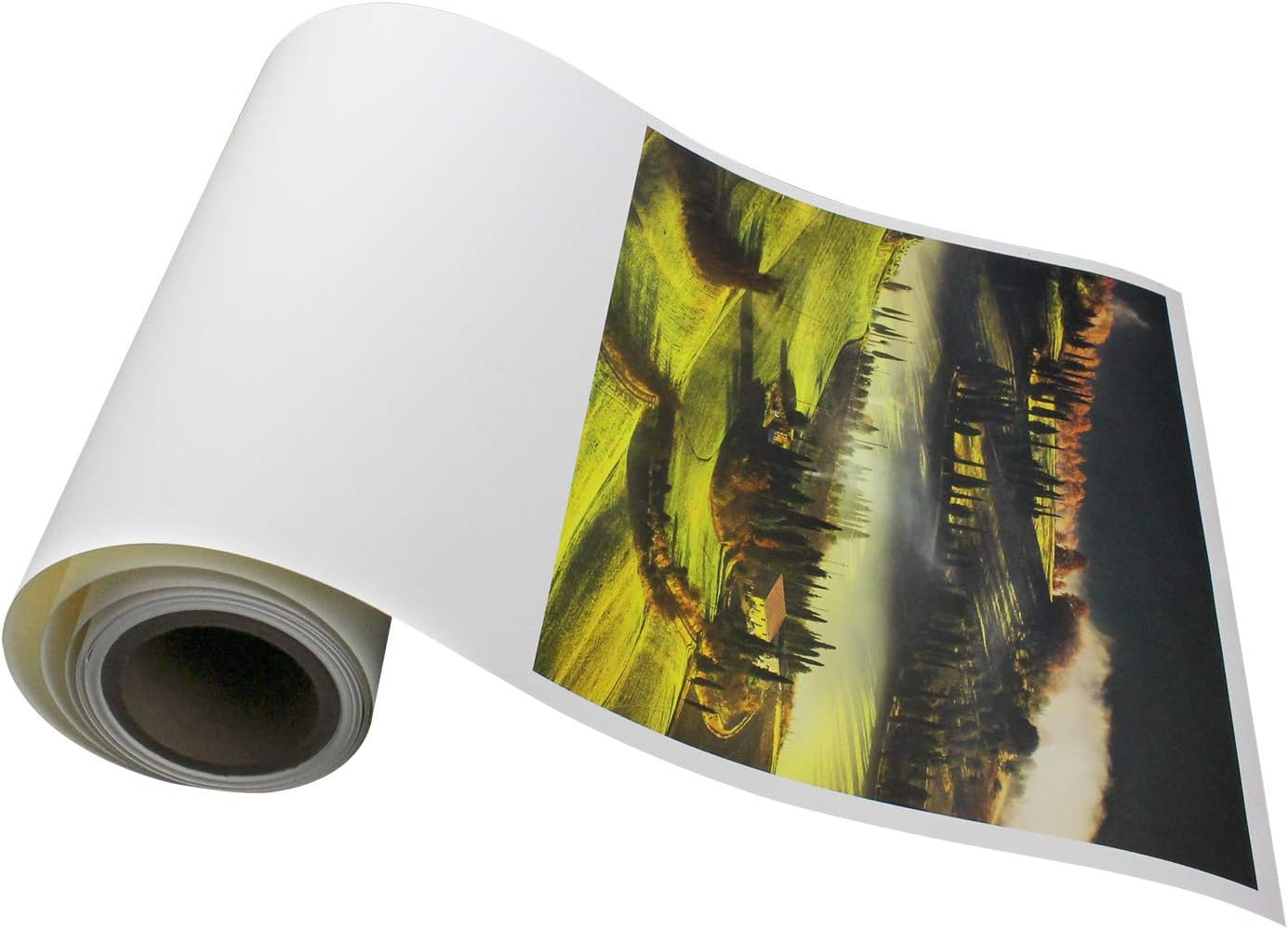Elegance Velvet 24 in x 40 ft roll is a Premium Matte 310 gsm, Cold Pressed Bright White Museum Grade Fine Art Inkjet Paper, Compatible with Most Dye-Based and Pigment Printers
