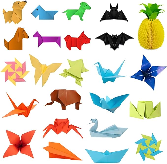 A4 Origami Paper Yellow 100 Sheets, 8.27×11.7 inch Double Sided Color Easy Fold Big Origami Paper A4 Colored Copy Papers Thin 70gsm for Beginners, DIY handwork Art and Craft Projects (210 x 297 mm)