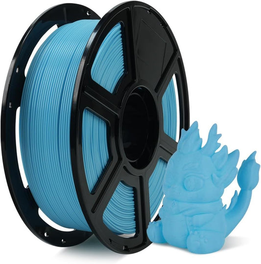 FLASHFORGE Rapid PLA Filament 1.75mm, High Flow Speedy 3D Printer Filament, Experience Exceptional Performance with 500mm/s High-Speed Printing, Neatly Wound & Top-Notch Filament (Ice Blue)