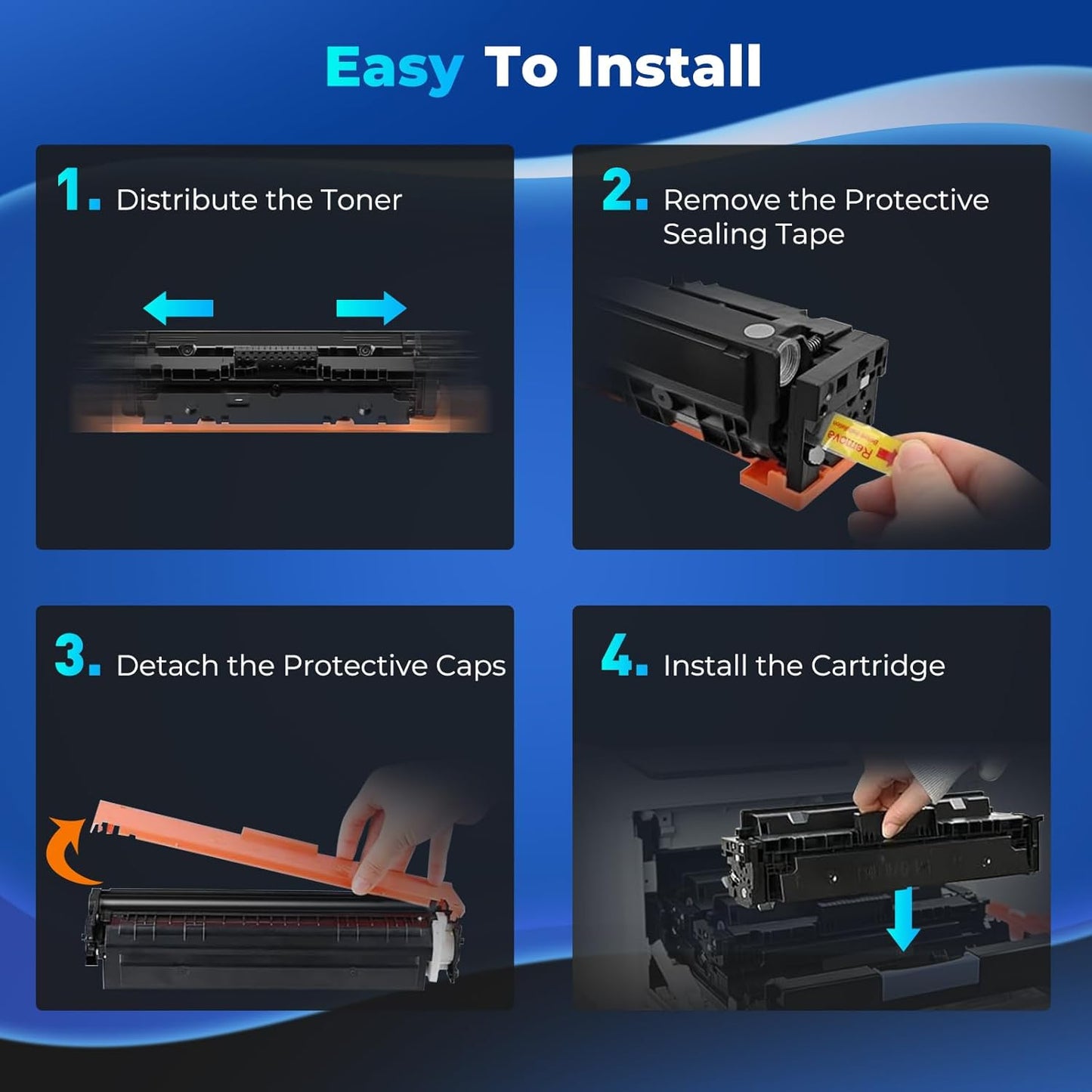 58X Toner Cartridge Black Laser Jet Pro M404dw Enterprise M406dn Compatible for HP 58X Toner Cartridge Compatible for MFP M430f M404dn M404n MFP M428fdw MFP M428fdn MFP M428dw M404dw Printer (2 Pack)