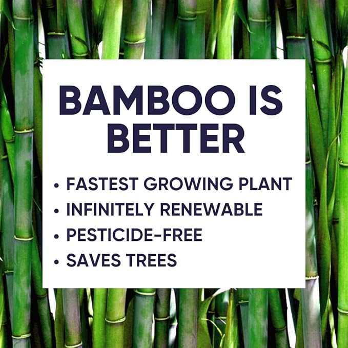 Bamboo Facial Tissues - 12 Boxes of Eco-Friendly, 3-Ply Hypoallergenic Tissues, 90 Sheets per Box, FSC Certified, Plastic-Free Packaging, Soft & Gentle for Home Use