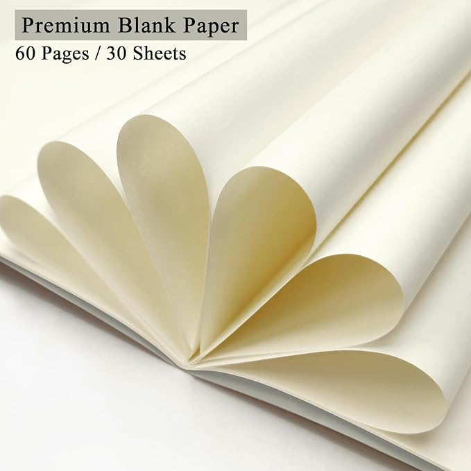 4 Pack Blank Books for Kids - 5.5"x 8.3", 60 Pages - Small Notebooks Bulk, Girls Journals for Drawing & Writing, Sketchbooks w/Soft Cover, Unlined Paper, A5 Travel Size (Dark Grey)