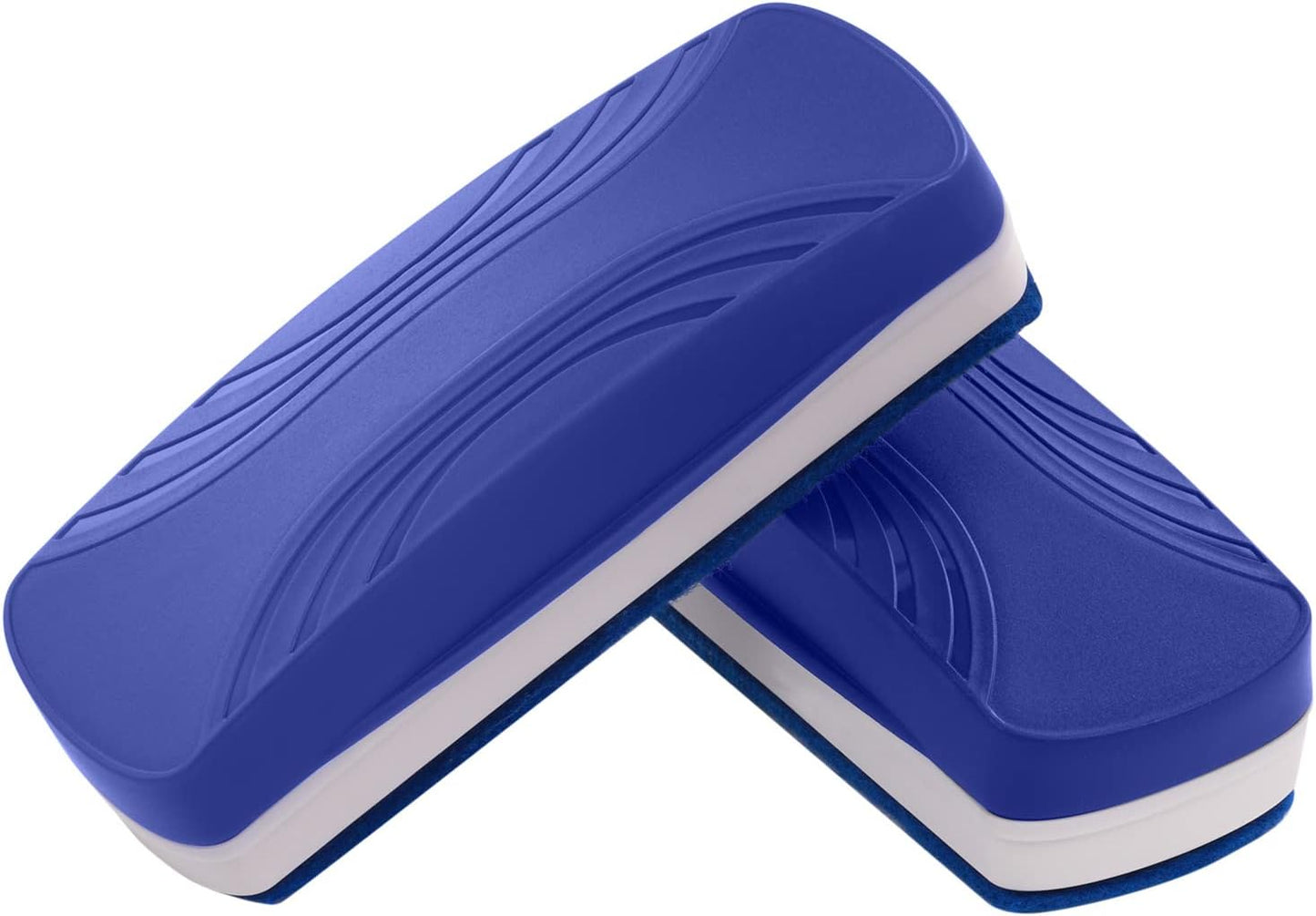 Ddaowanx Whiteboard Eraser, Magnetic Dry Erase Eraser, Glass Board Eraser,School and Office Supplies, Pack of 2 (Blue)